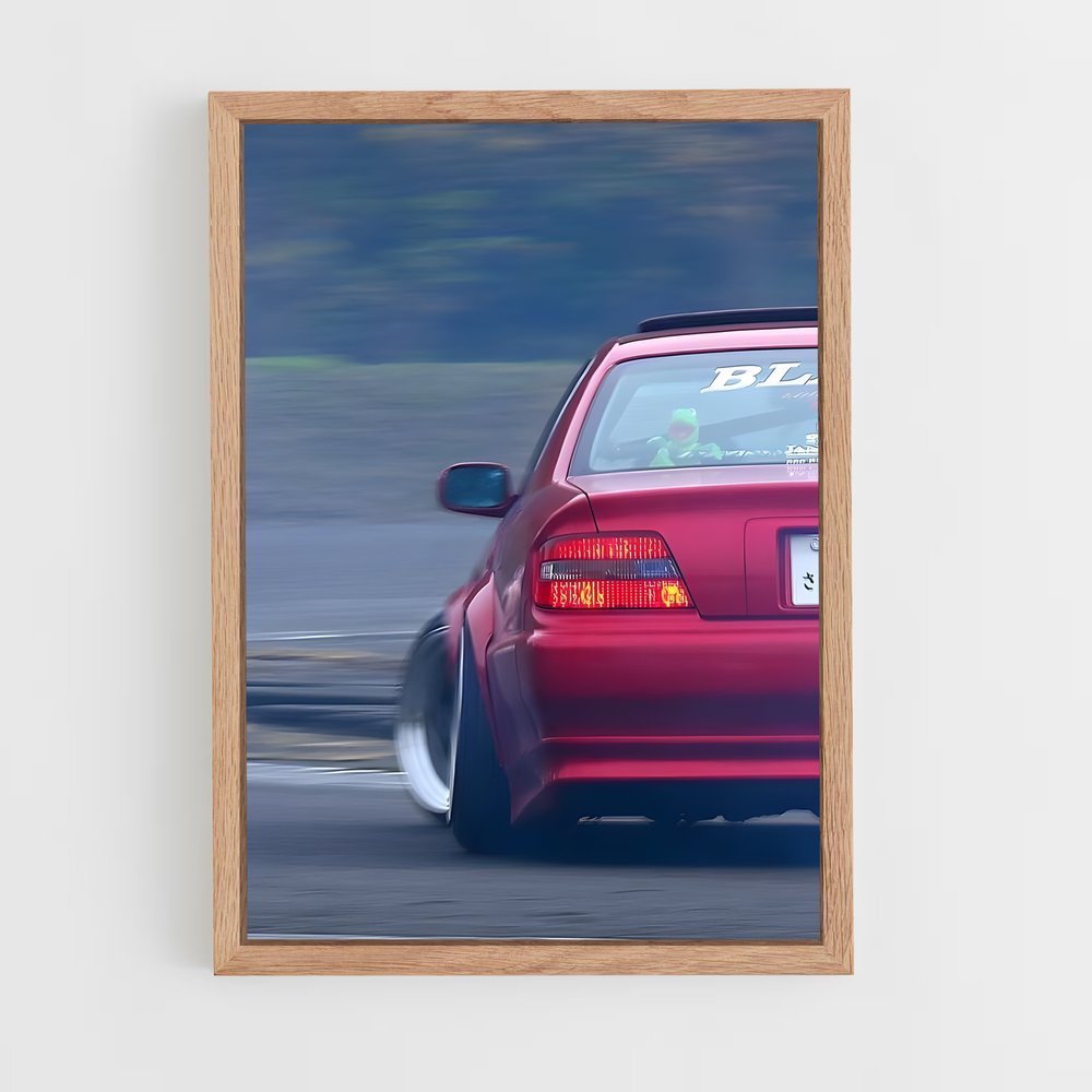 Poster Envoûtant Chaser jzx – affiche Toyota (vue 4)